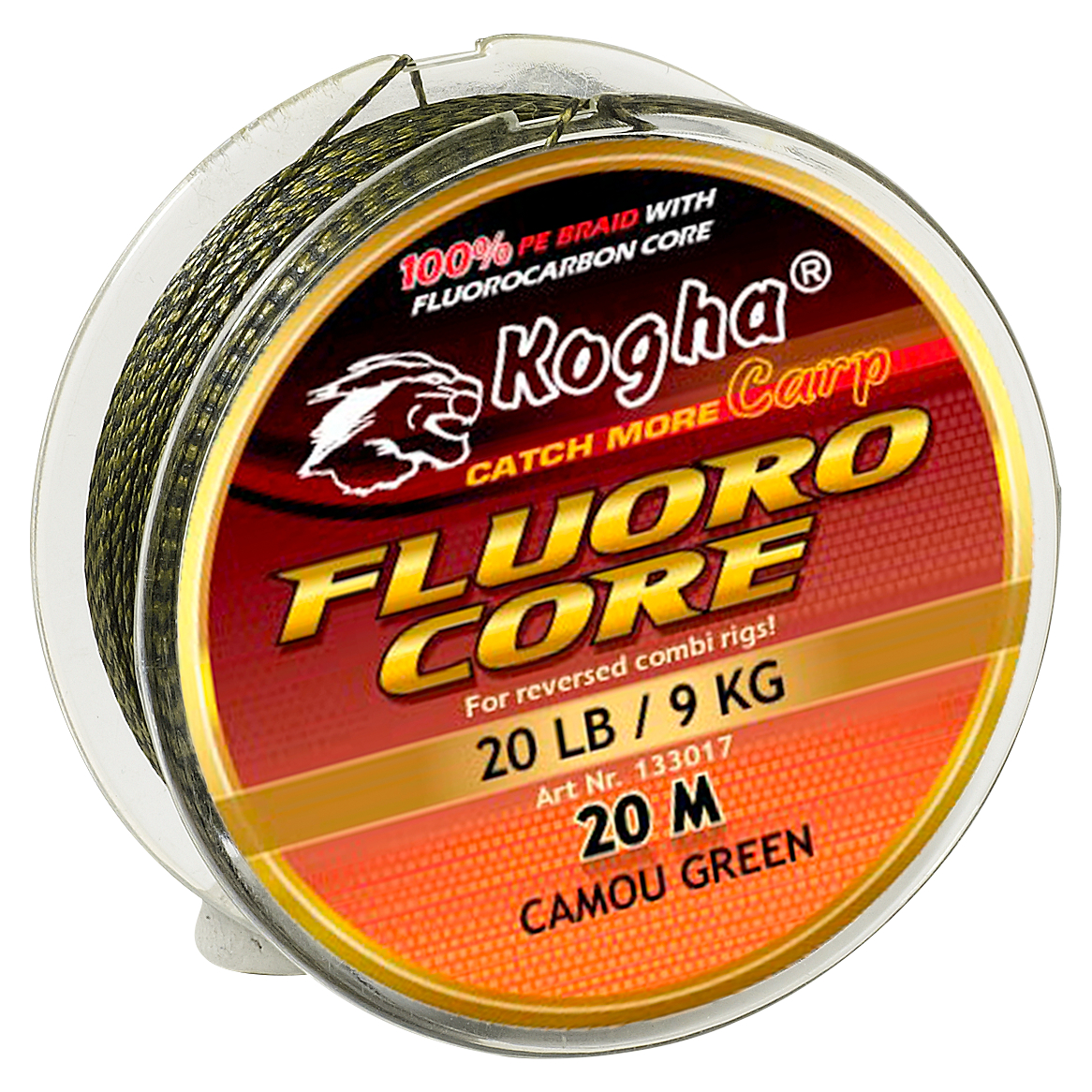 Kogha Angelschnur Carp Fluoro Core (camou grün)