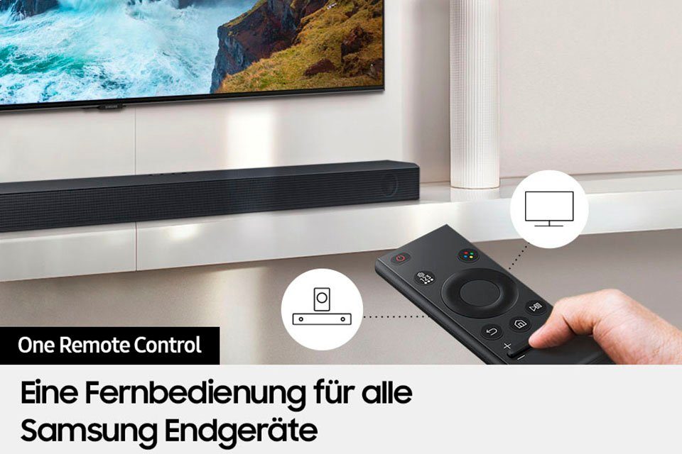 Samsung HW-Q64GC Soundbar (340 W, 3.1-Kanal Sound System,Dolby Atmos & DTS:X,Adaptive Sound Lite)