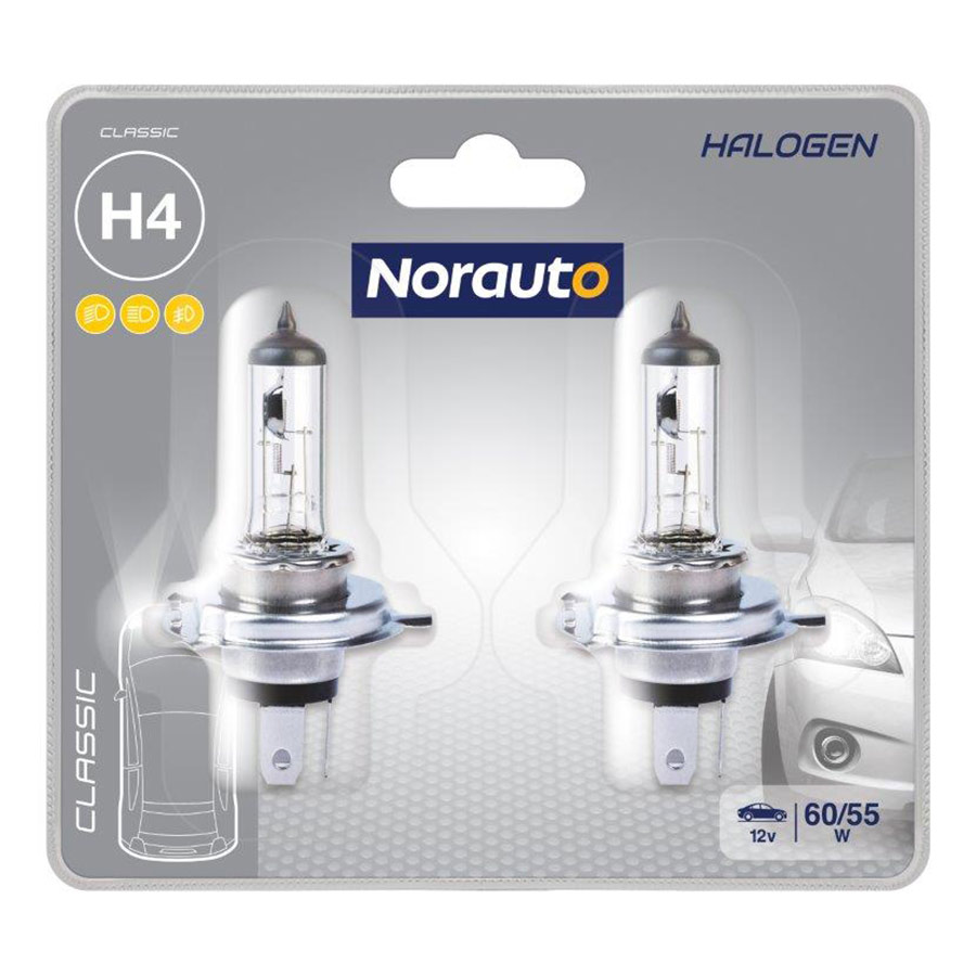 Norauto H4 Glühlampen, 2 Stück - ATU