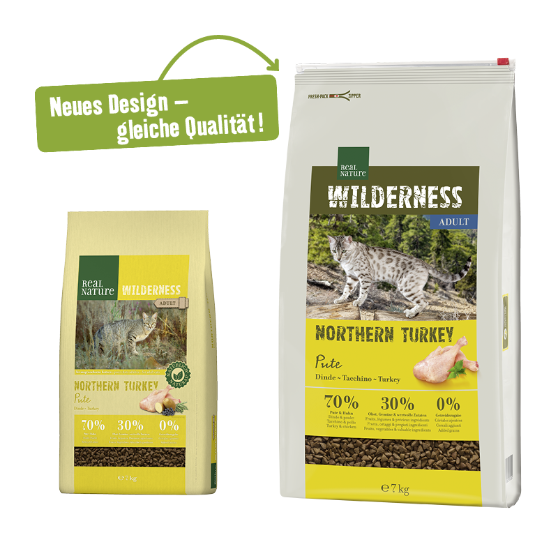REAL NATURE Trockenfutter REAL NATURE WILDERNESS Northern Turkey Adult 7 kg