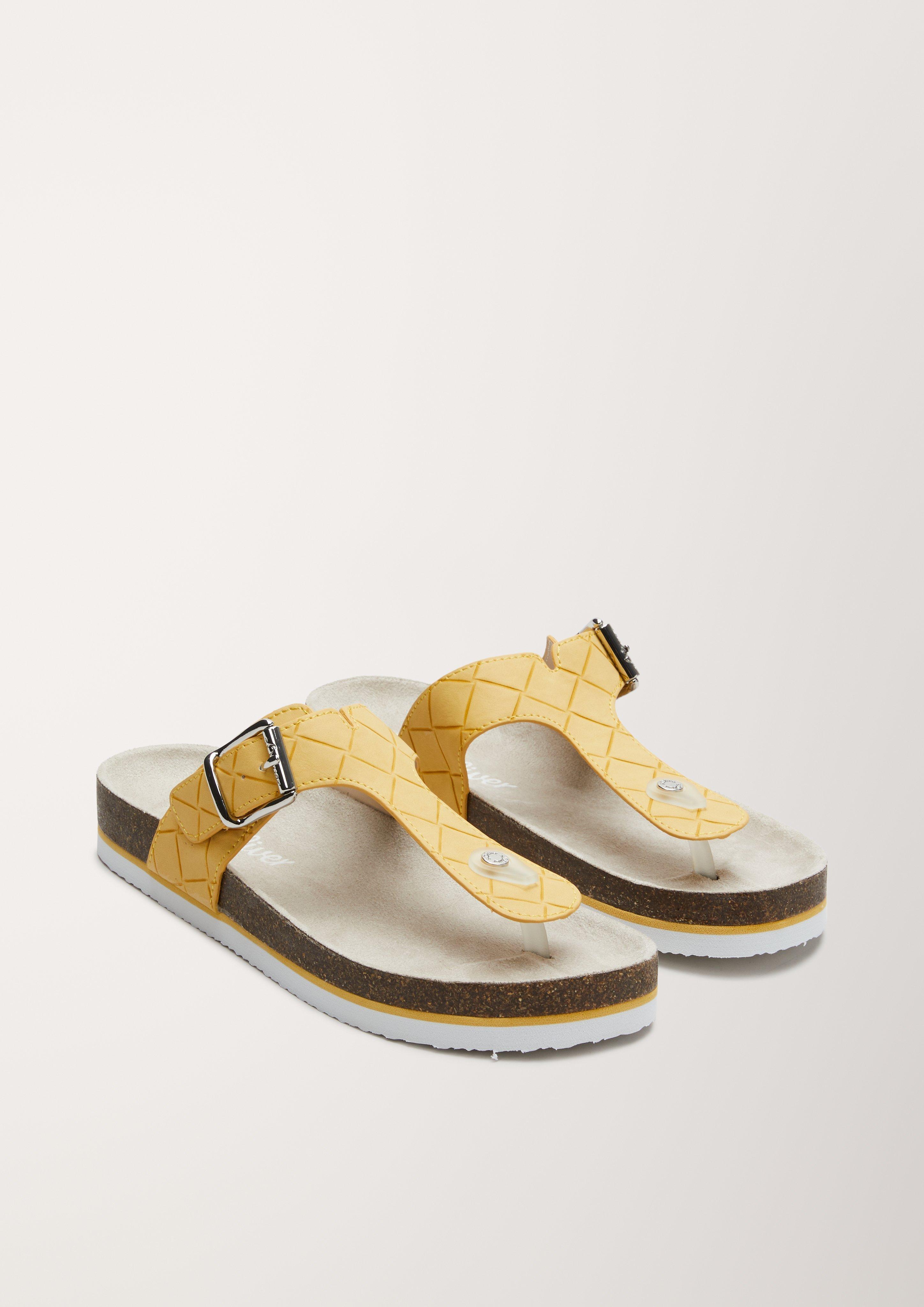 Sandalen in Lackleder-Optik  6005693-619