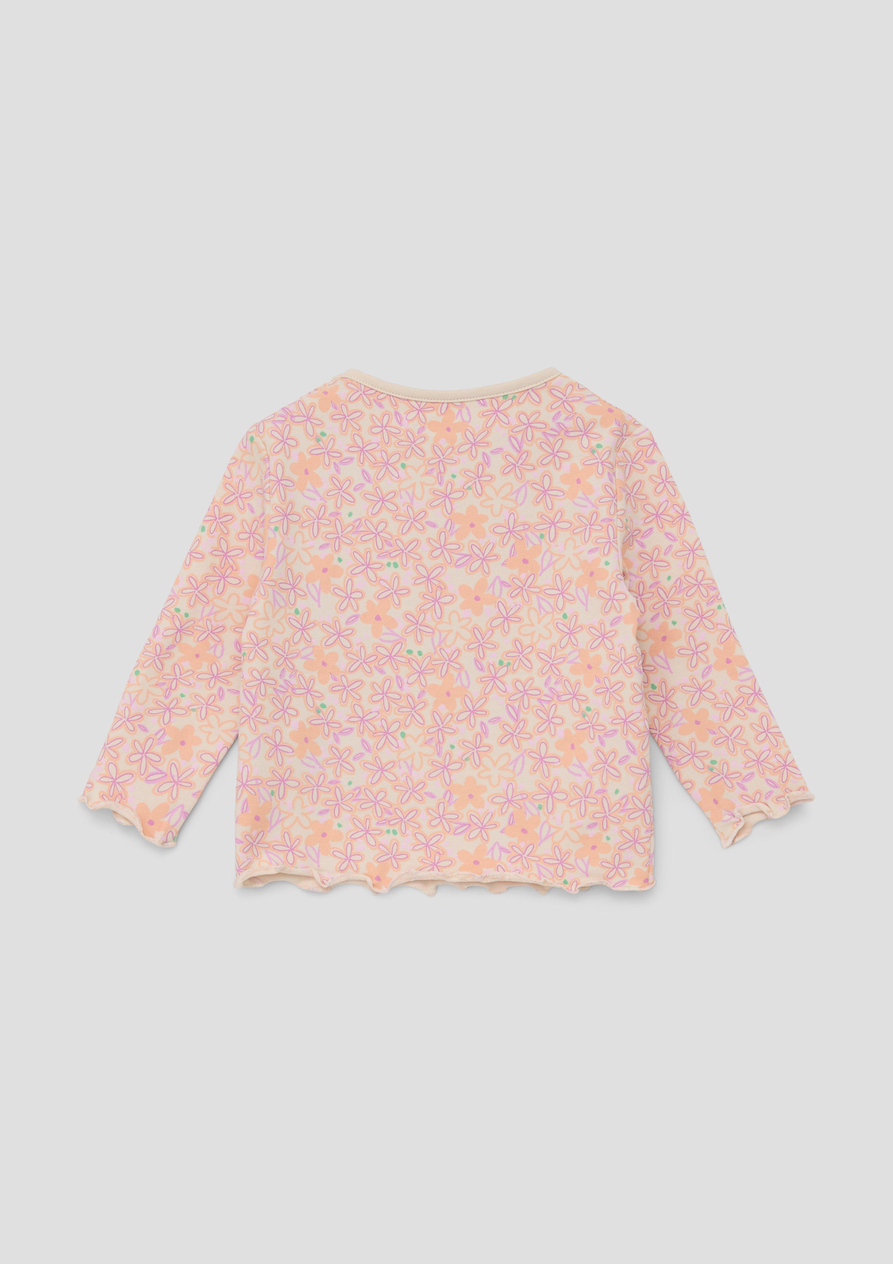 Longsleeve mit floralem Muster  2140159-08A4