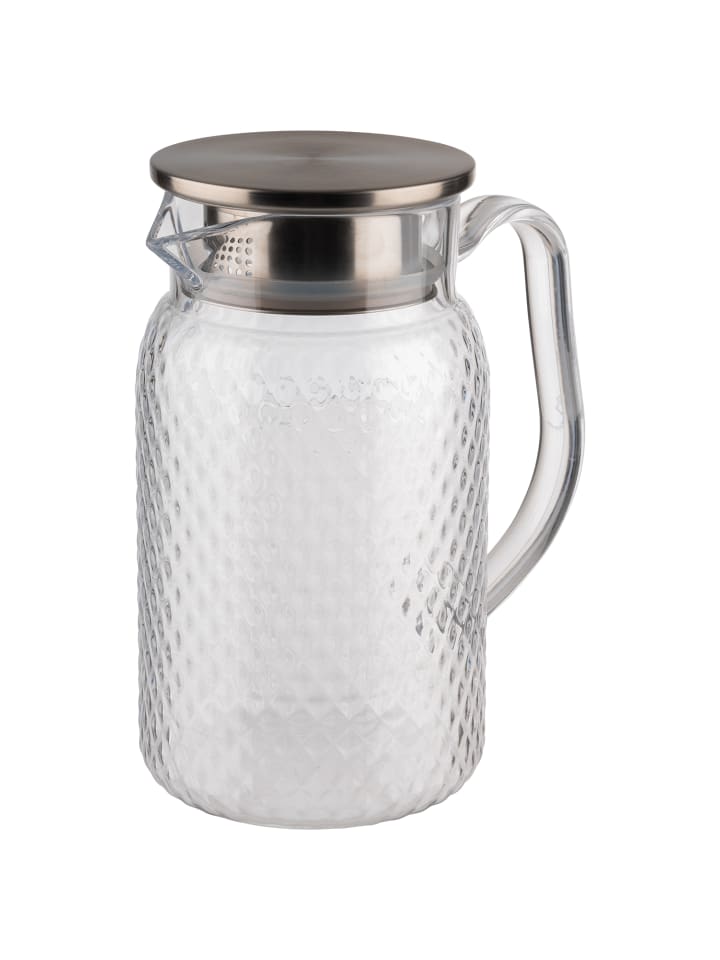 APS Saft-/ Wasserkanne in transparent, Ø 10 cm, H: 19 cm, 1 Liter     günstig kaufen onesize