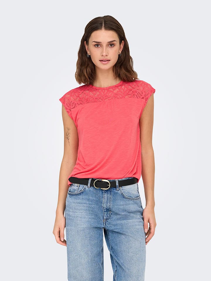 ONLY Shirt in Pink günstig kaufen
