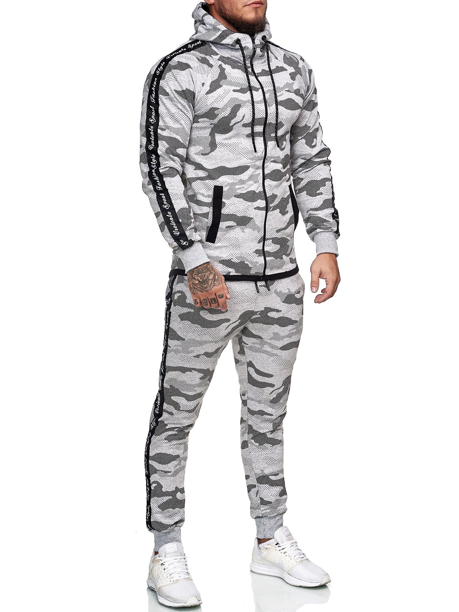 Code47 Jogginganzug Jogginganzug1011 (Sportanzug Trainingsanzug Fitnessanzug, 2-tlg)