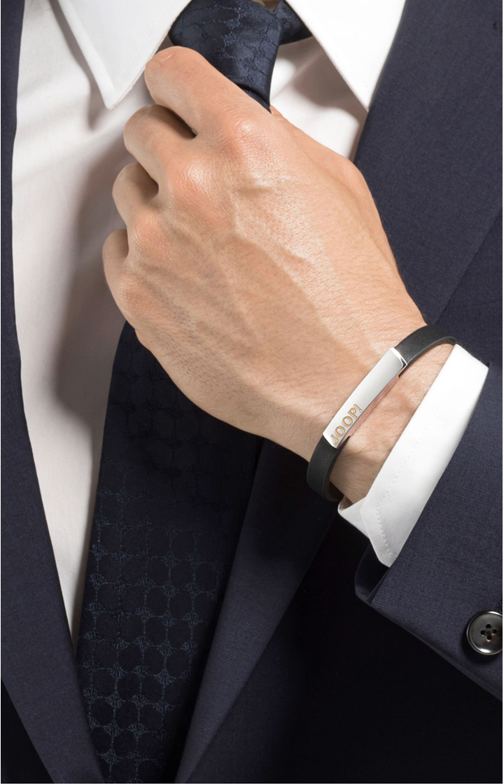 Armband in Schwarz/Silber