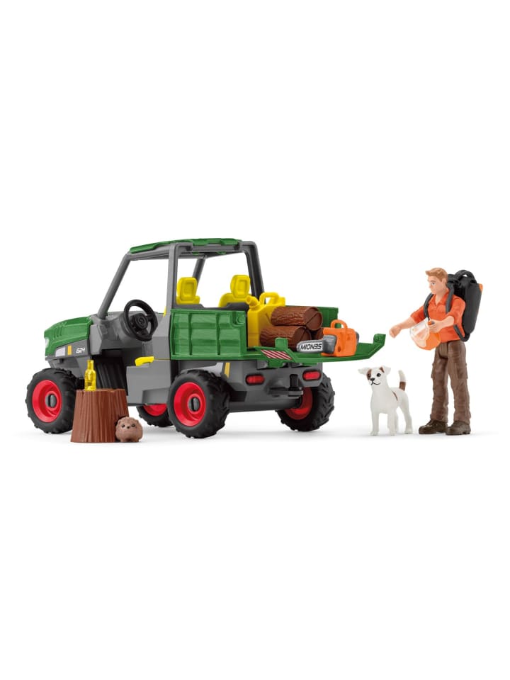Schleich Farm World Waldbauer mit Fahrzeug in Mehrfarbig ab 3 Jahre günstig kaufen onesize