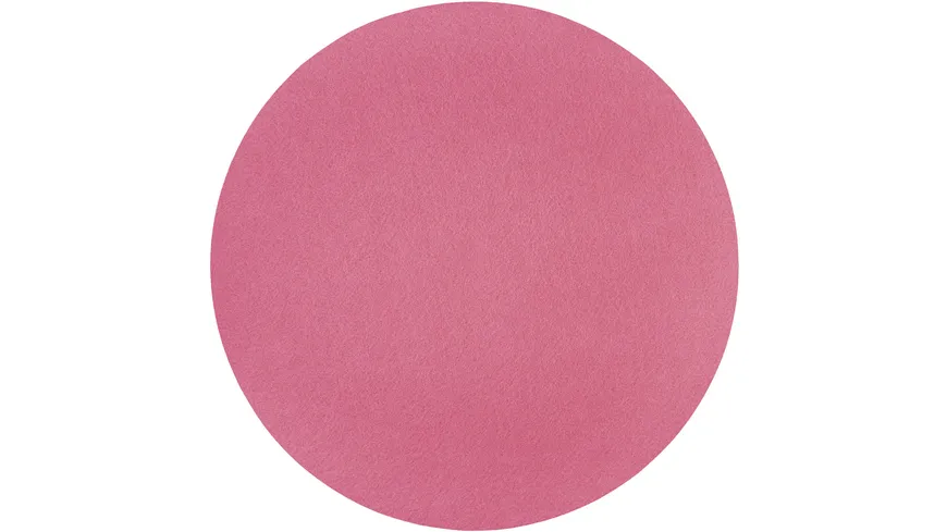 GILDE Filz Tischset rund 35cm rosa