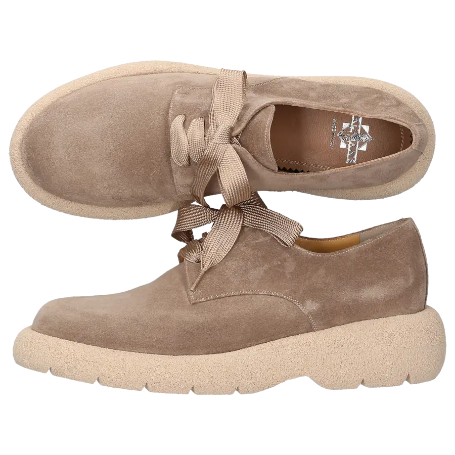 Truman's - Schnürer 7953 Veloursleder - grau