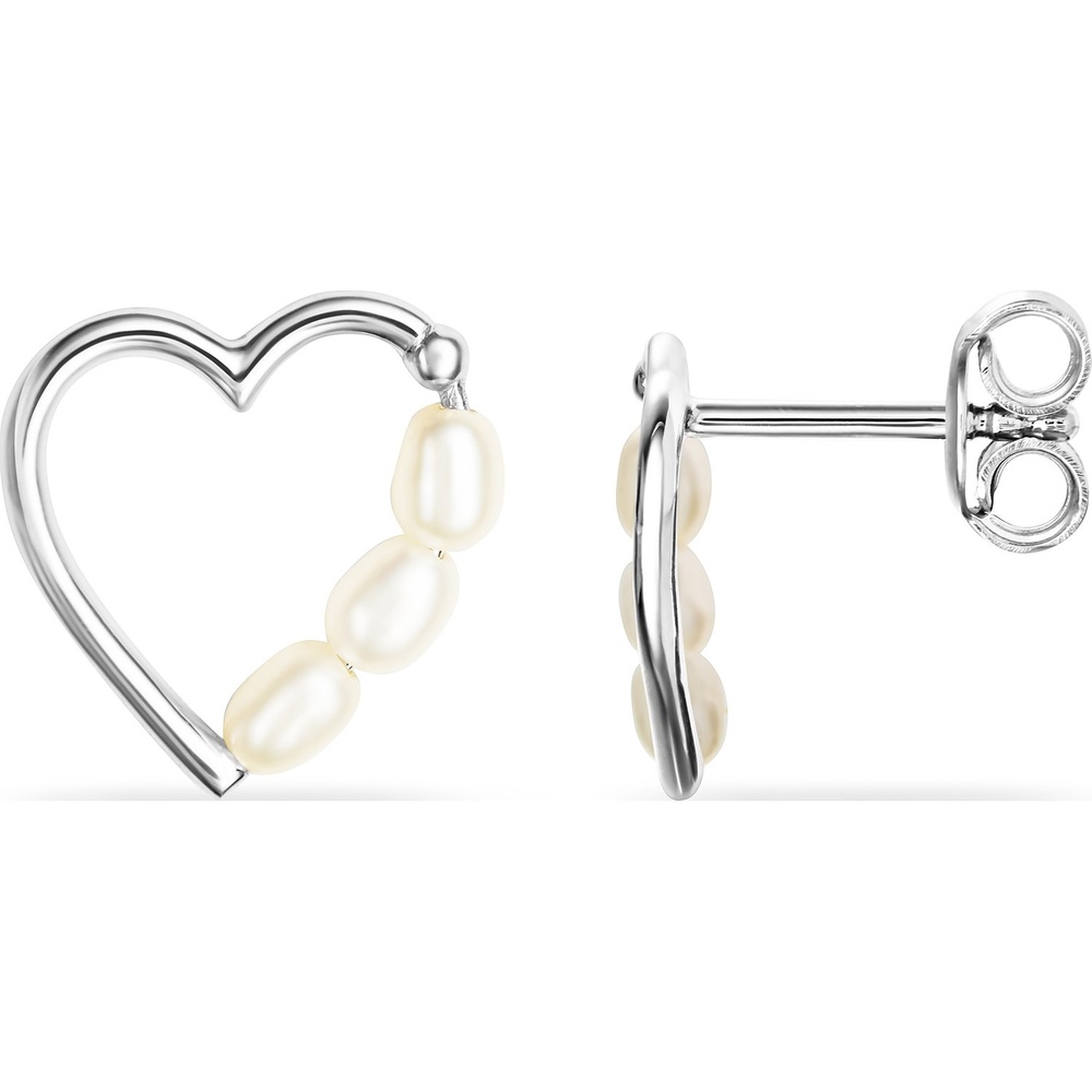 FAVS Boucles d'oreilles à fermoir à poussette 925 Argent Boucles d'oreilles