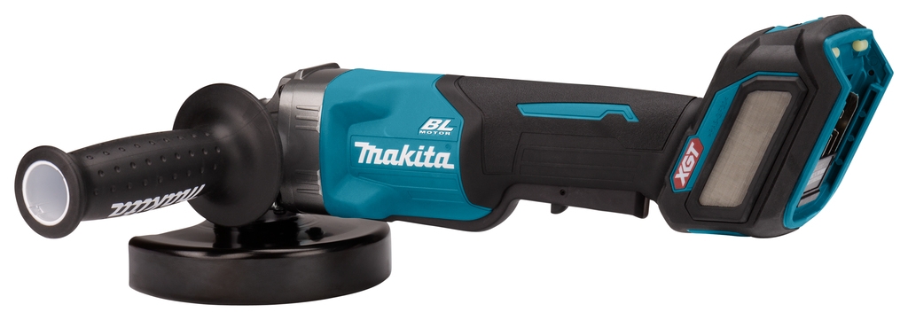 Polizor unghiular Makita GA032GZ 40V max cu AWS și întrerupător de siguranță 125mm fără baterii și încărcător în MBOX