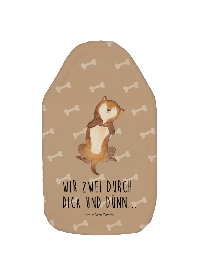 Mr. & Mrs. Panda Wärmflasche Hund Streicheln mit Spruch in Hundeglück günstig kaufen onesize