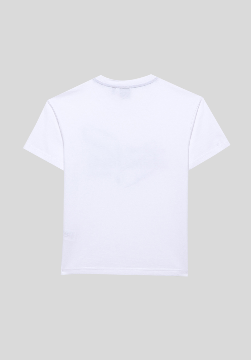 OLSEN  T-shirt blanc Garçon 100% coton
