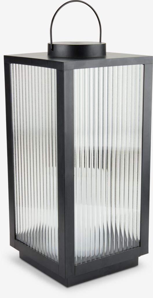 Latarnia GULDSMED GULDSMED szer. 22xdł. 22xwys. 48 cm z diodą LED czarna