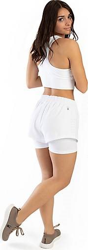 Spyder Frauen, die kurz mit seitlich offener Leggings laufen