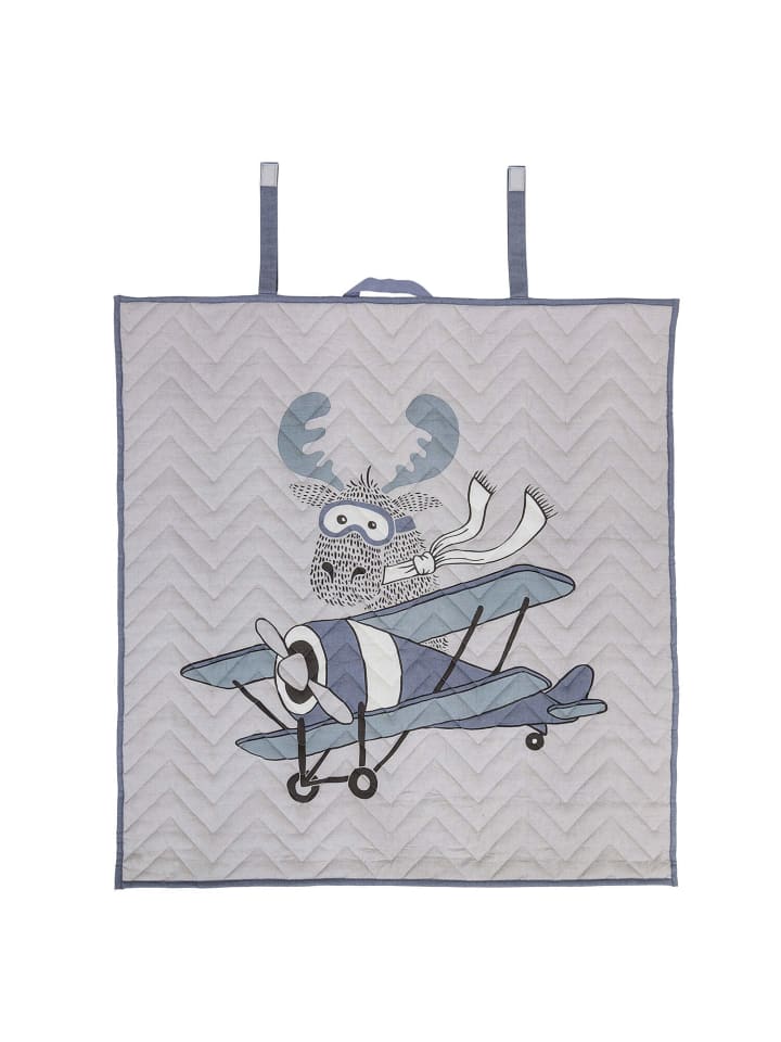 Bloomingville Babydecke Flying Deer in Blau günstig kaufen onesize