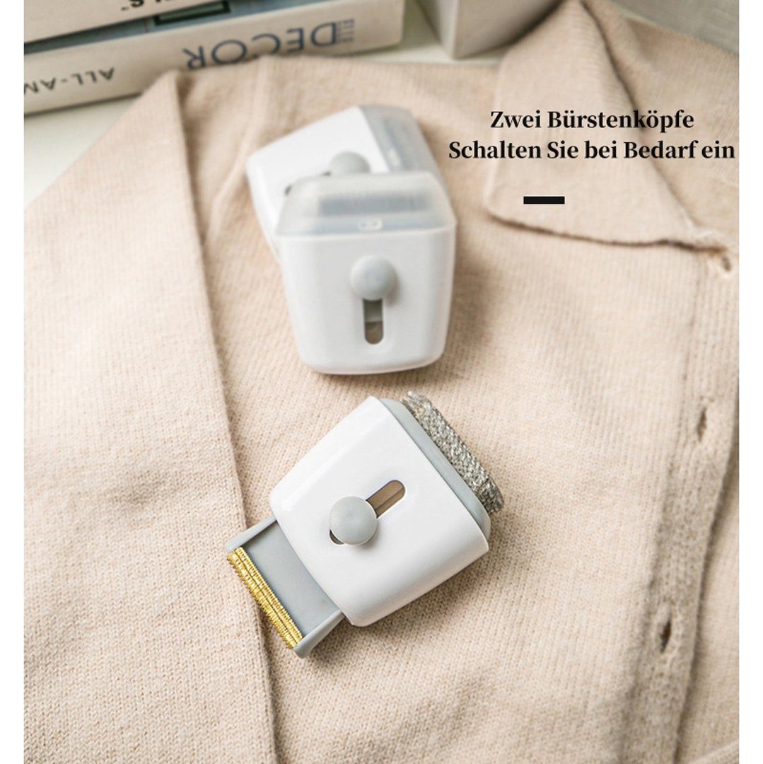 YANN Fusselrasierer Minientfussler für Pullover, Reiseausführung, einfache Handhabung, Fusselentferner, wiederverwendbar, doppelschichtig, abnehmbar