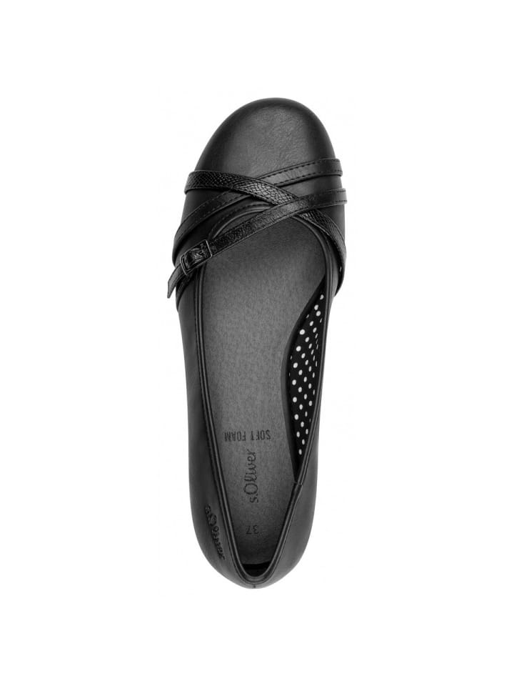 s.Oliver Ballerina S.Oliver in Schwarz günstig kaufen 37