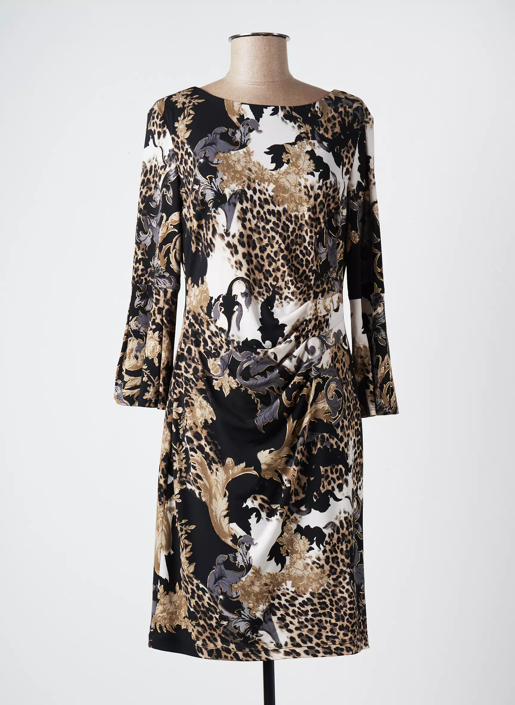 Frank Lyman Robes Mi Longues Femme couleur beige