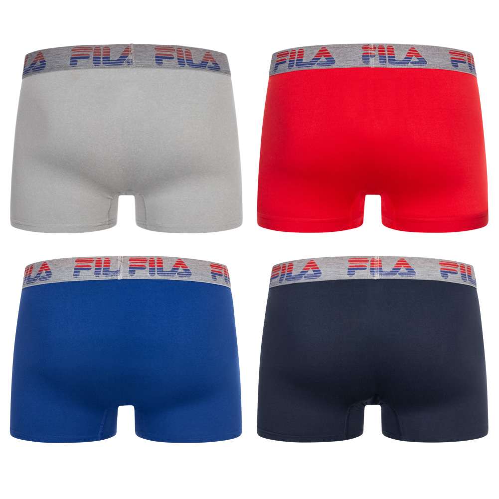 FILA Herren Boxershorts 4er-Pack FM412BXPB7-400