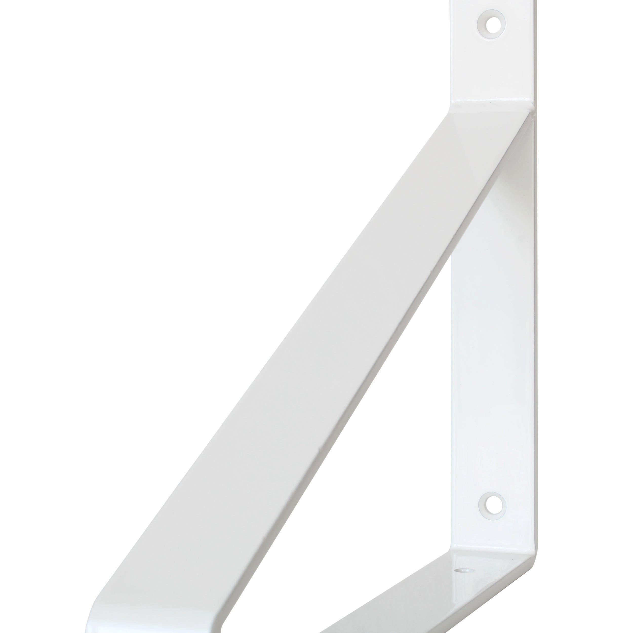 Natural Goods Berlin Wandregalhalter MITTE, 2-tlg., Regalhalterung, Winkelkonsole, Wandregal, Winkelträger, 200mm, Weiß