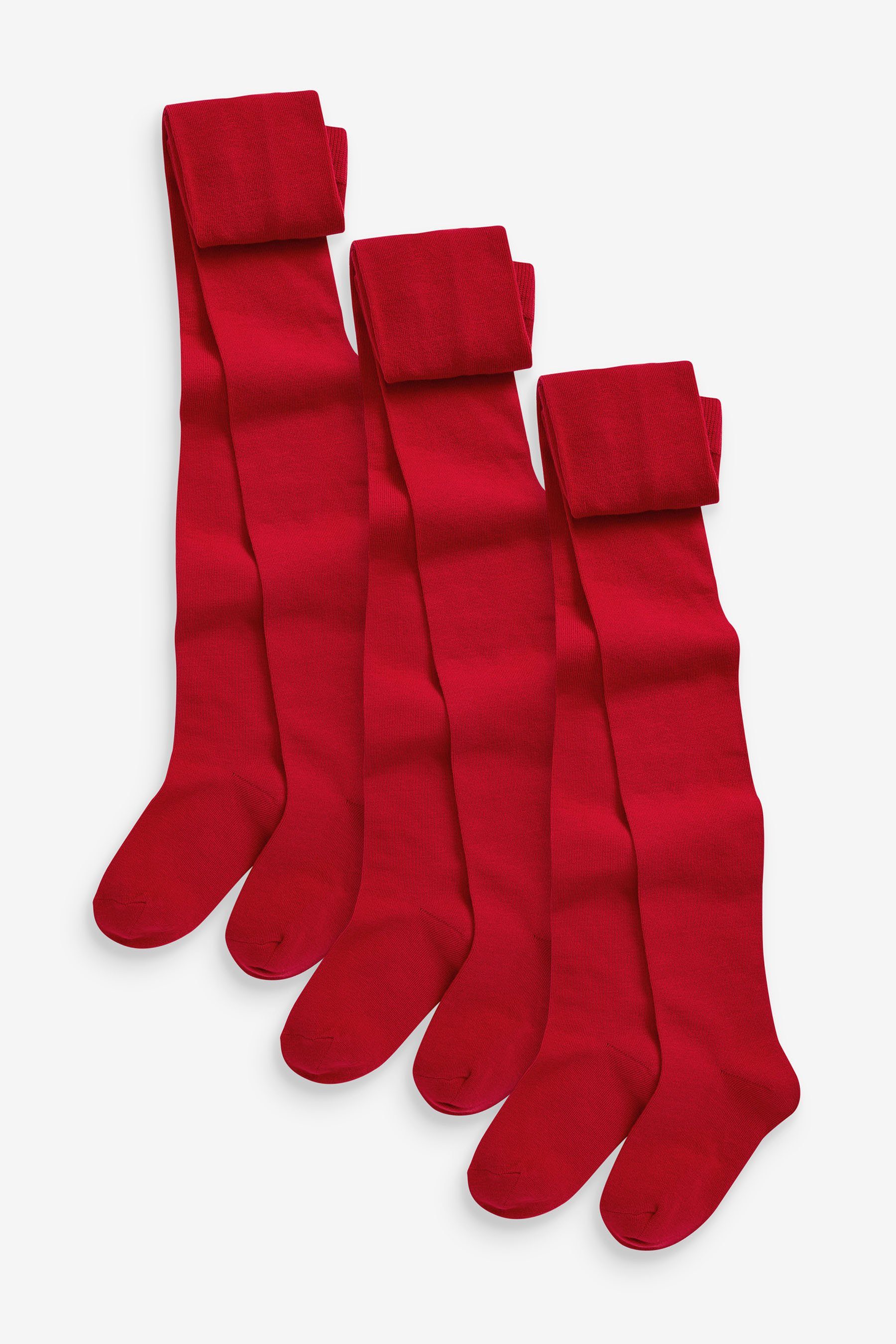 Next Strickstrumpfhose Schulstrumpfhosen, 3er-Pack (3 St)