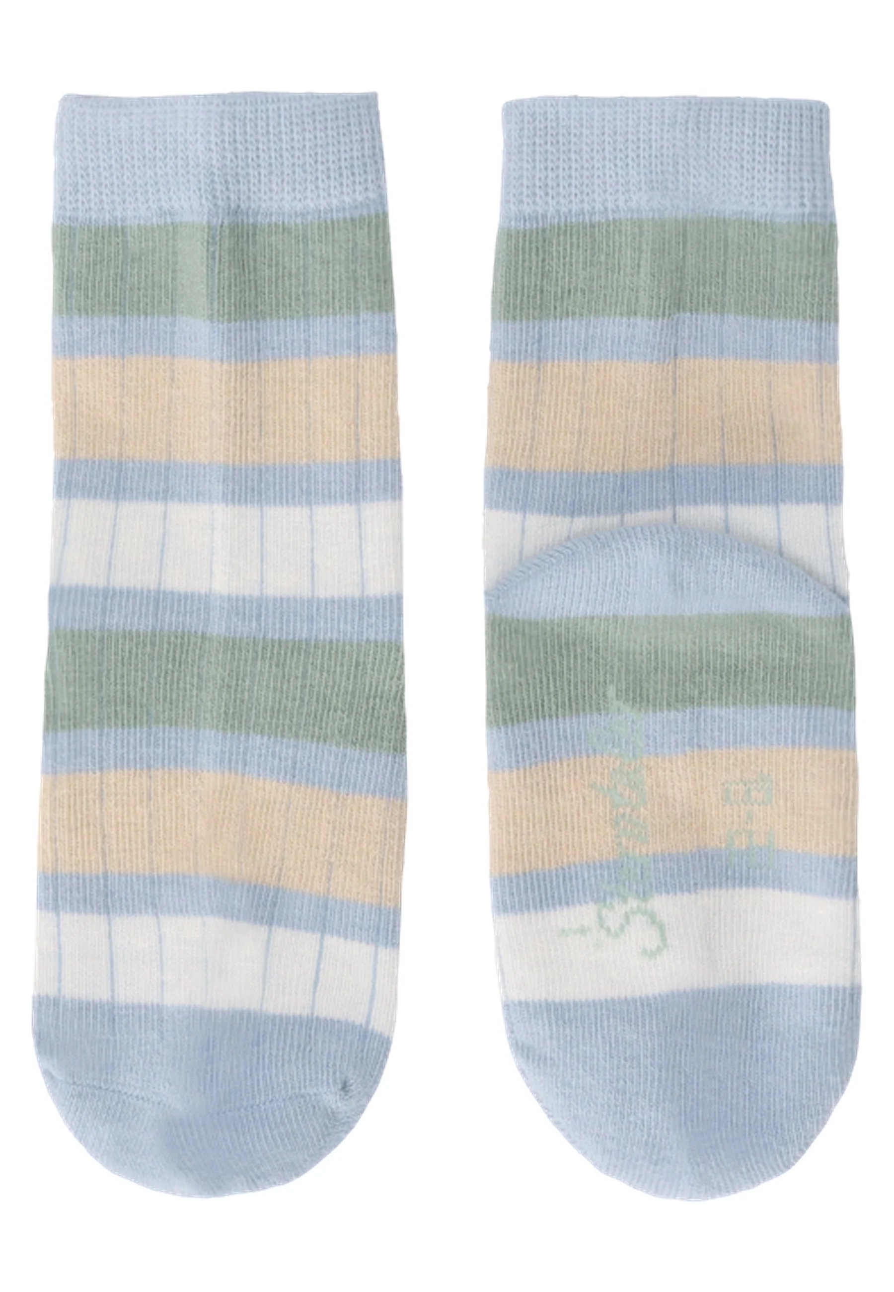 Socken im 3er Pack mit Rippenoptik in versch. Farben