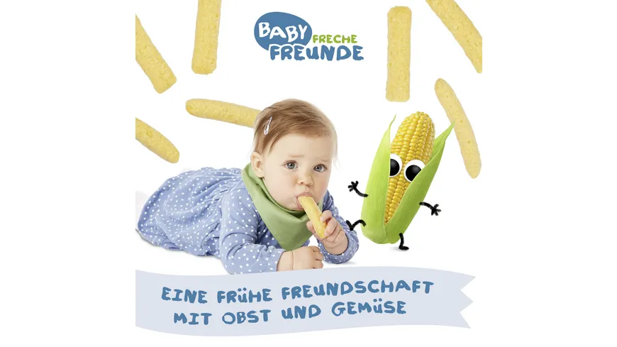 Freche Freunde Bio Knusper-Stangen Mais & Hirse 30 g