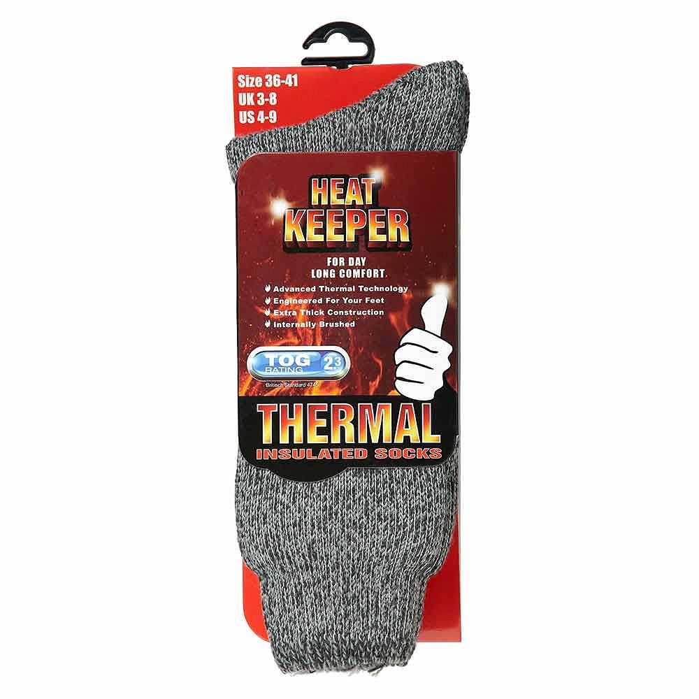 Heat Keeper Graue Damen Thermische Socken