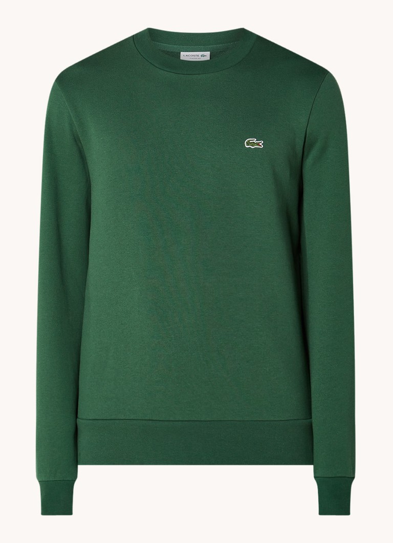 Maglione Lacoste con logo ricamato