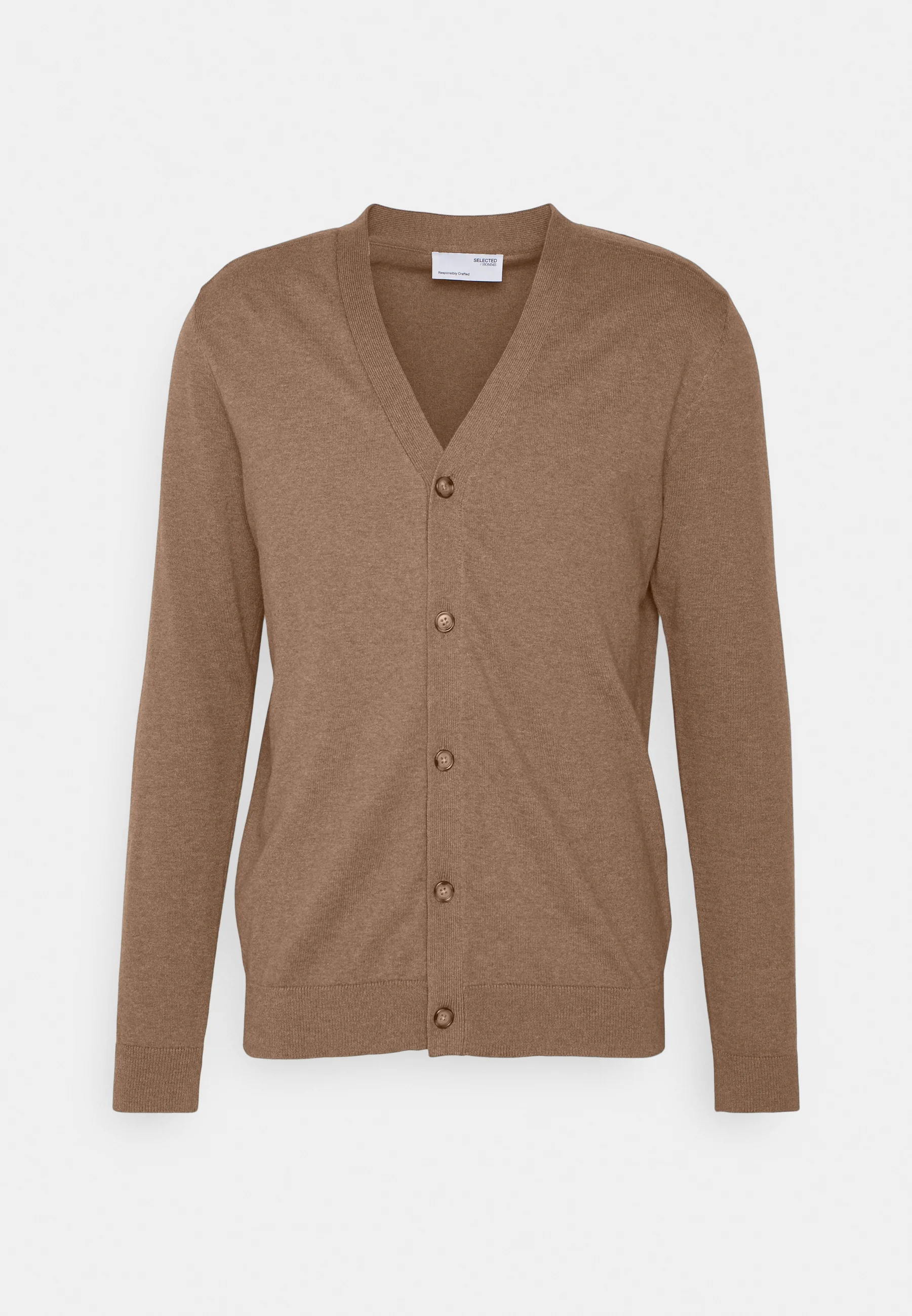 Selected Homme SLHBERG CÁRDIGAN DE CUELLO EN V - Cárdigan