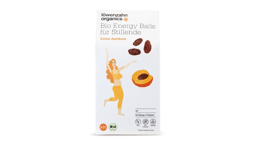 löwenzahn organics Bio-Fruchtkonfekt mit Datteln und Leinsamen 100 g