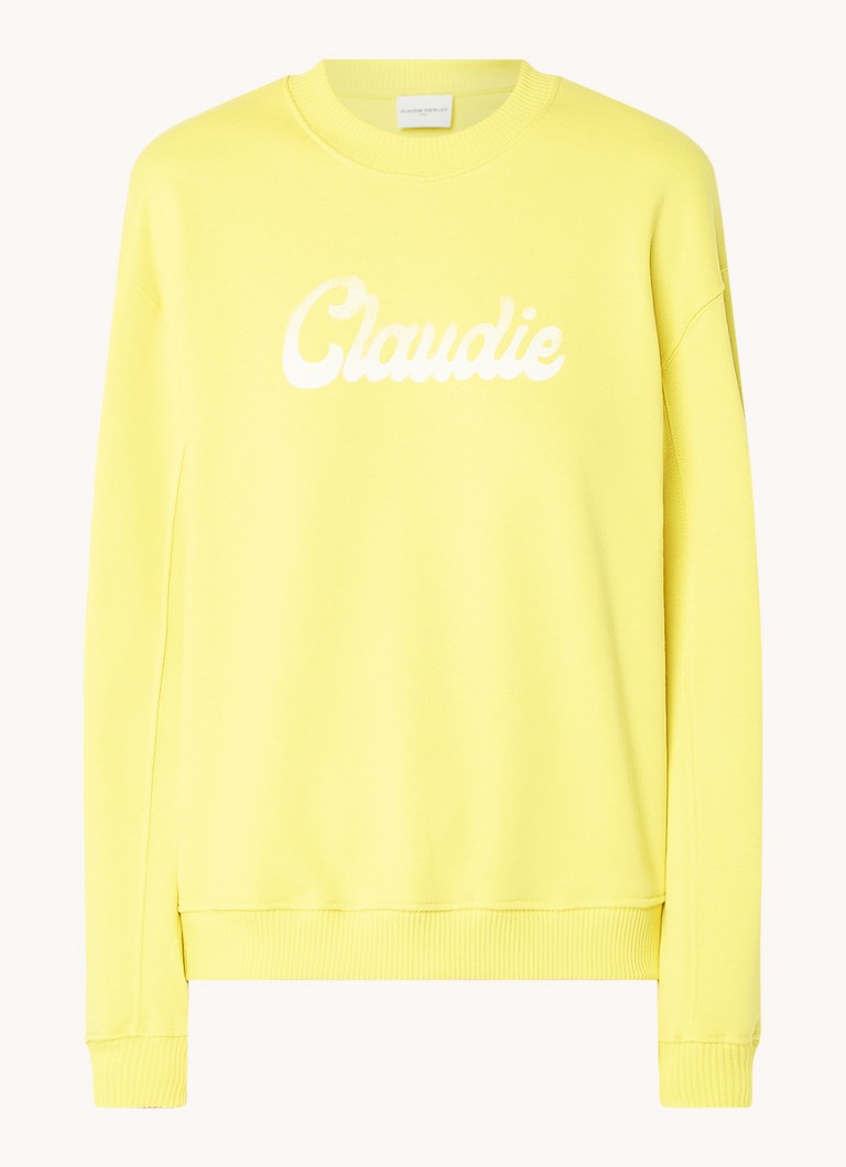 Pulover Claudie Pierlot cu logo imprimat