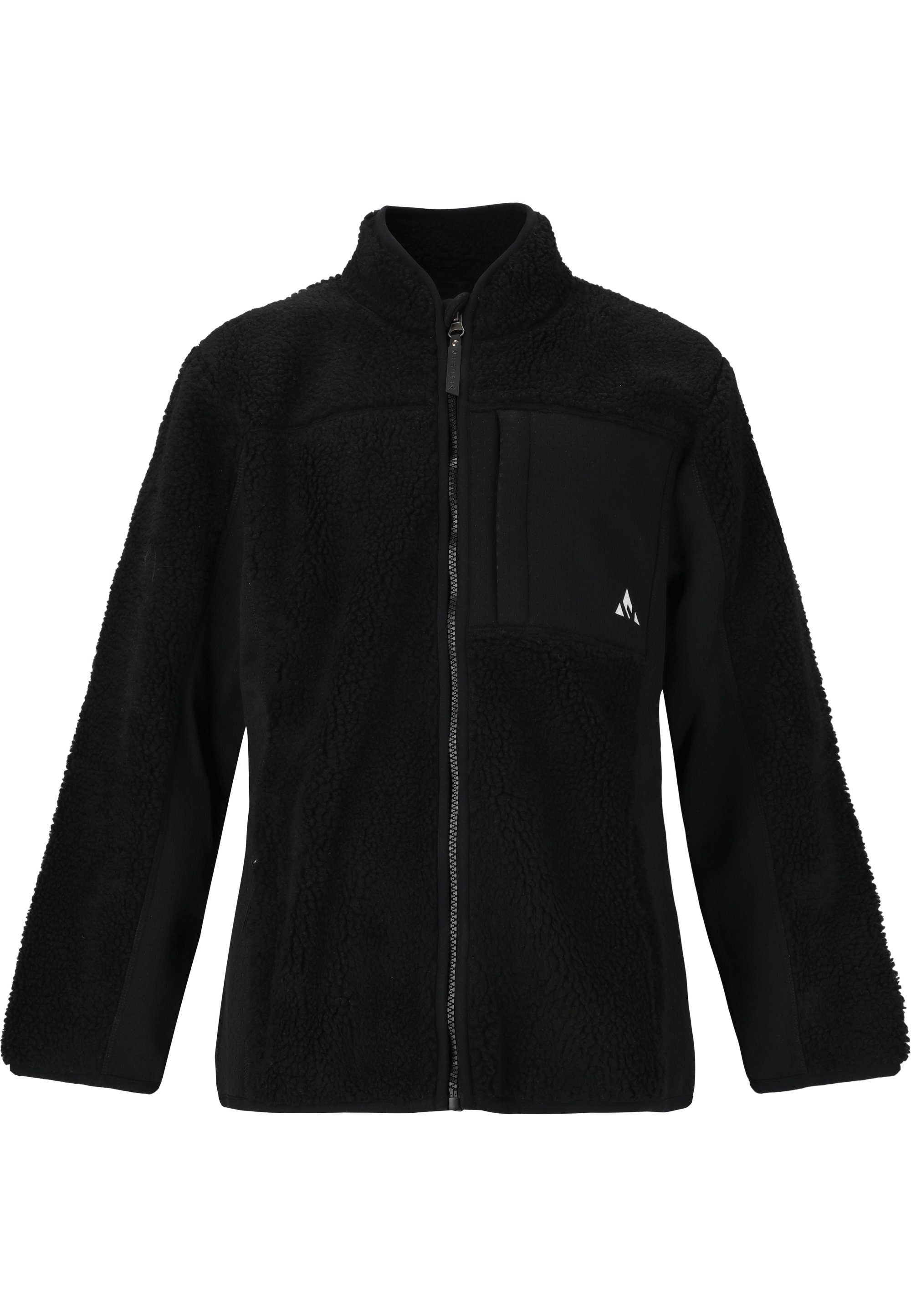 WHISTLER Strickpullover Bear aus atmungsaktiven Teddyfleece
