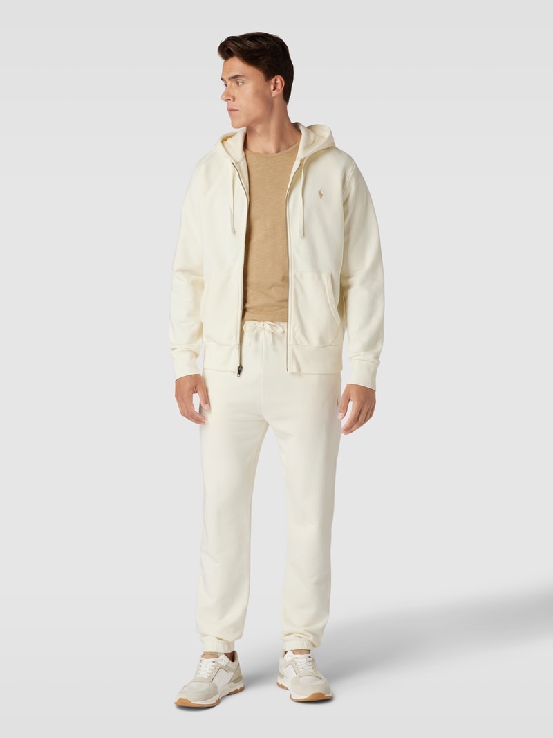 Sweatpants mit elastischem Bund Modell 'ATHLETIC' in sand