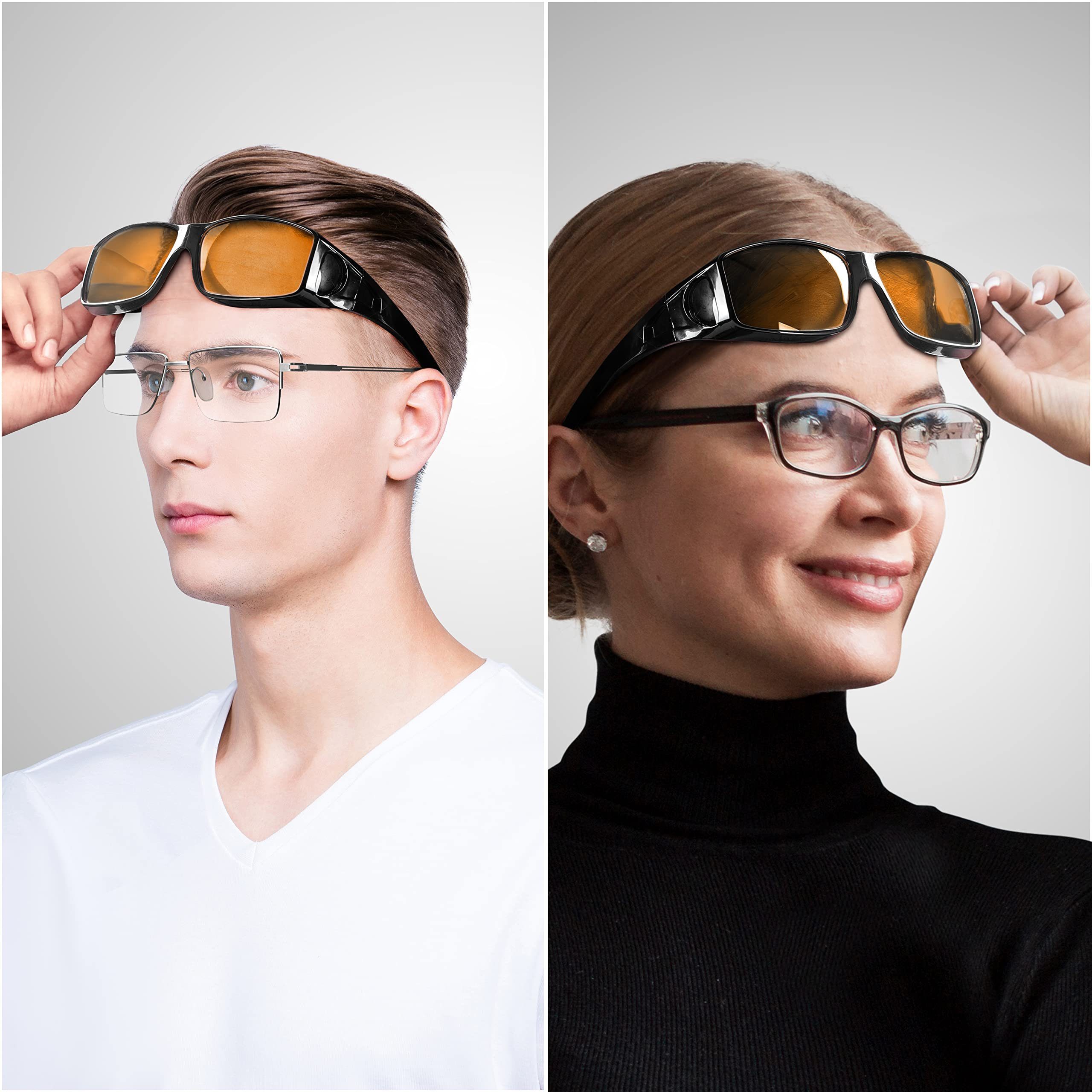 Bezzee Pro Sonnenbrille Bezzee Pro Gelb Sonnenbrille Überbrille Bezzee Pro Gelb Polarisierte Überbrille