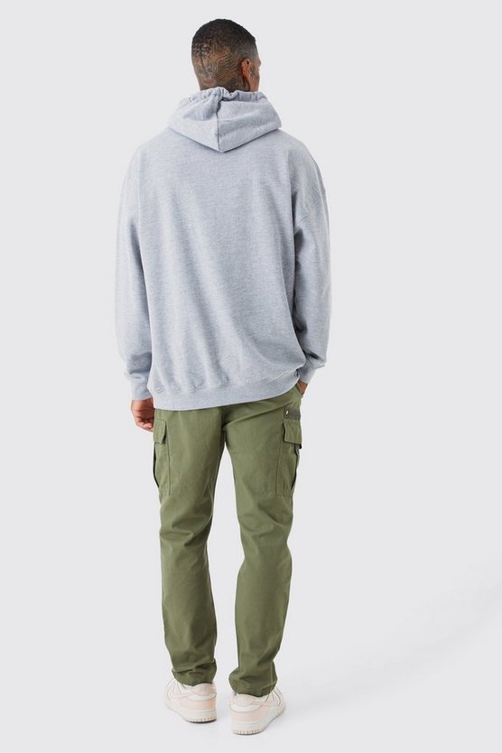 Oversize Camouflage Hoodie mit Bandana-Print