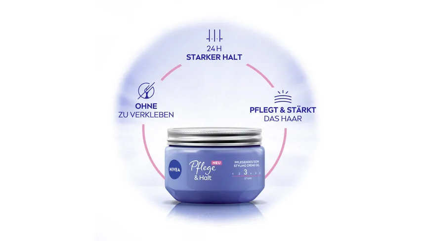 NIVEA Pflege & Halt Pflegendes Styling Creme Gel 150 ml