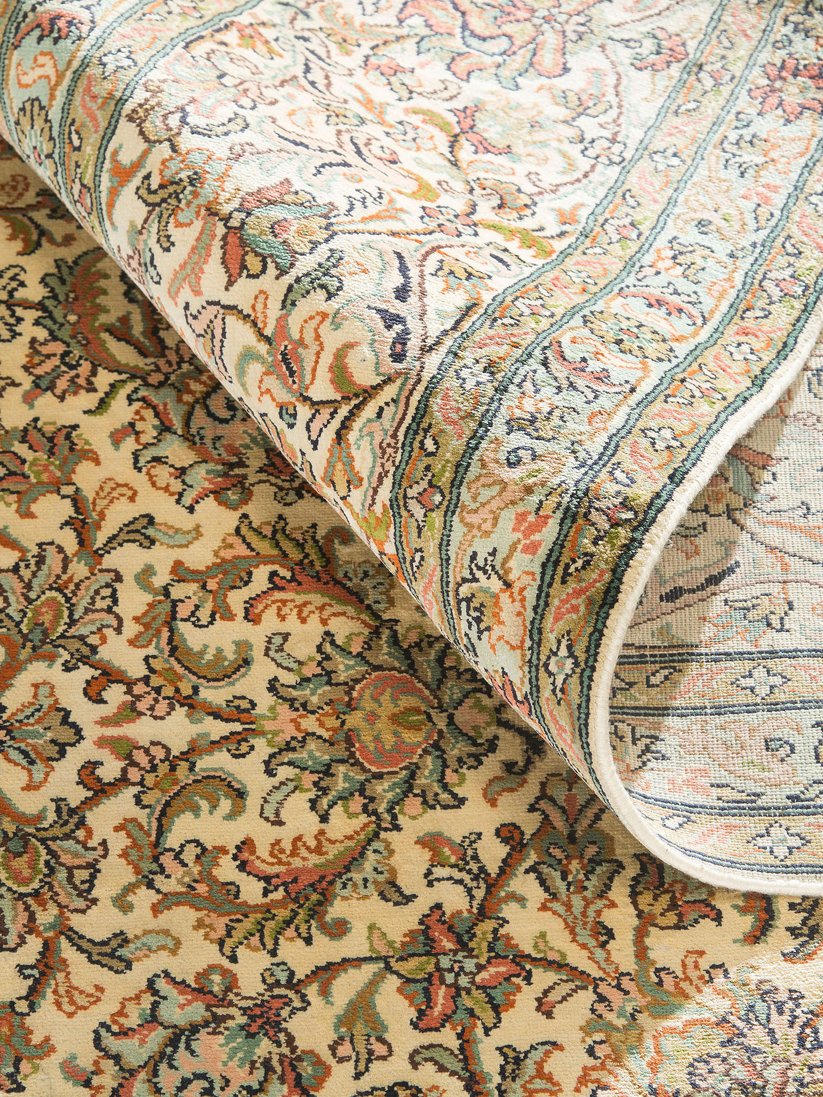 Kaschmir Seide 18/18 ca. 241 x 332 cm, Unikat / Einzelstück