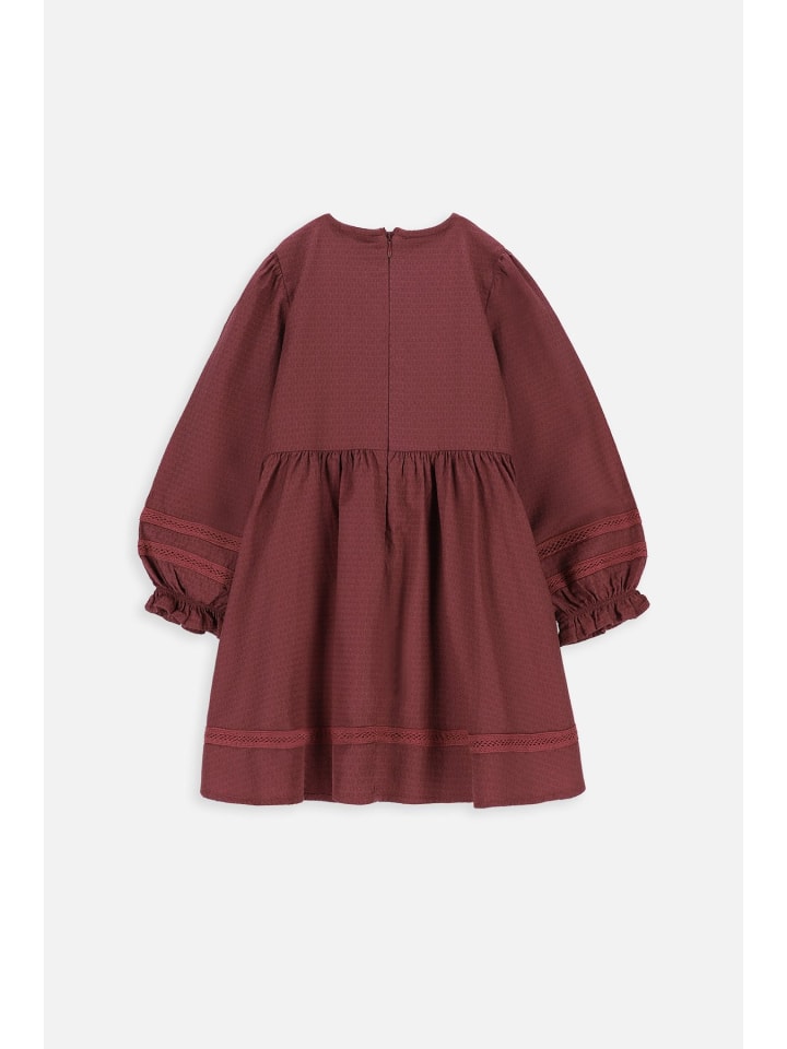 Coccodrillo Stoffkleid in dunkelrot günstig kaufen