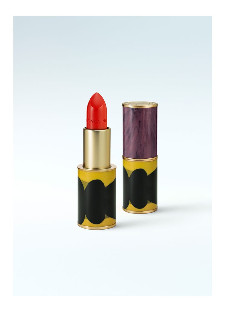 Žāvē Van Noten Abstract Red Sheer lūpu krāsu