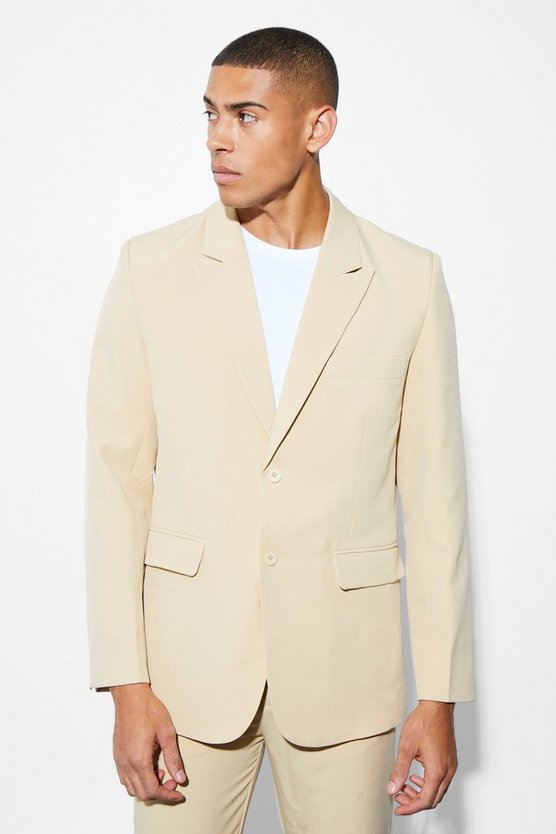 Lockere einreihige Anzugjacke
