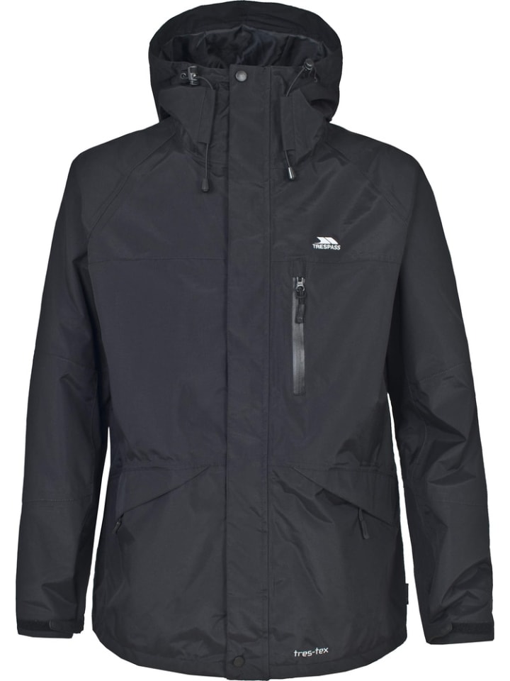 Trespass Regenjacke in Schwarz günstig kaufen