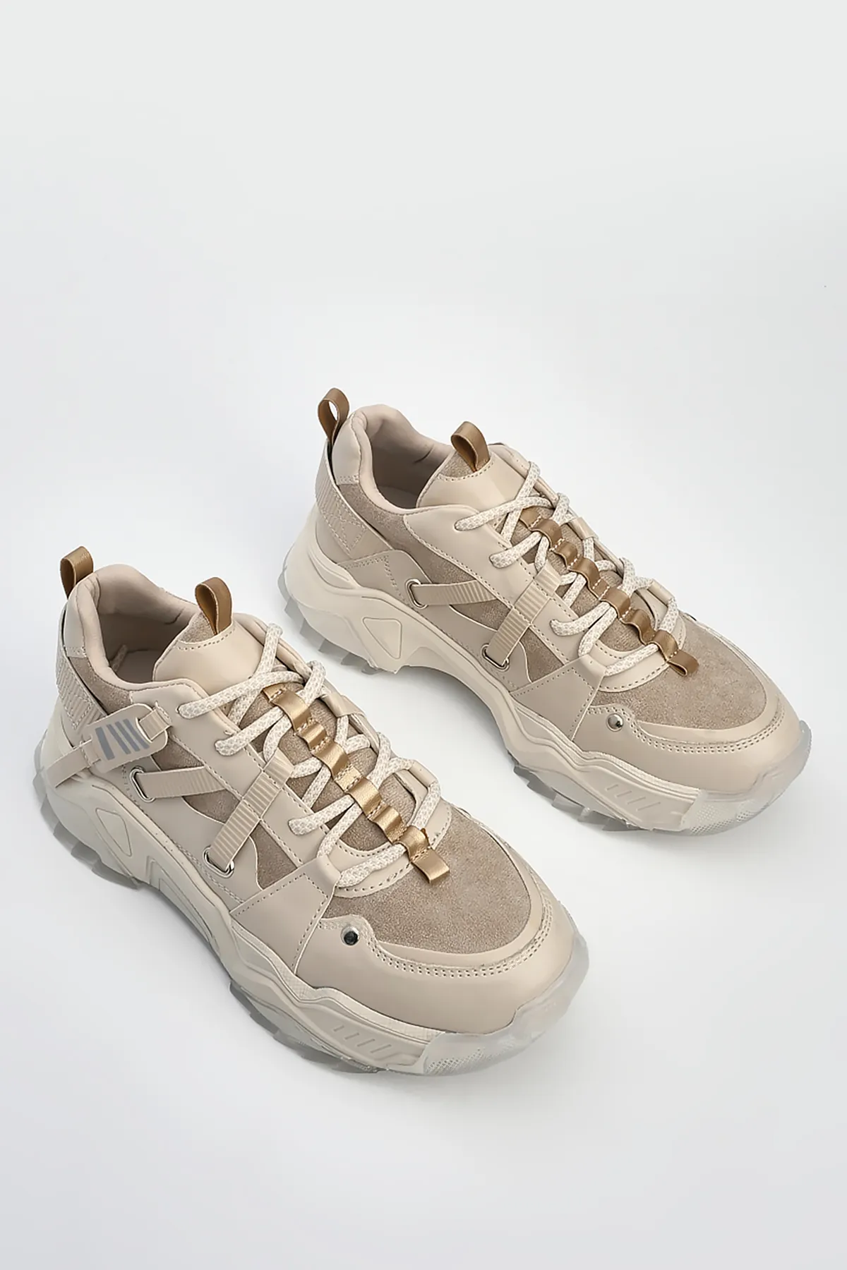 Marjin  Sneaker - Beige - Flacher Absatz
