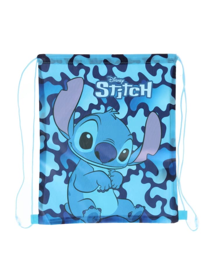 Lilo & Stitch Lilo & Stitch Kinder Turnbeutel Mit Stitch Design Sport Tasche in Blau günstig kaufen onesize