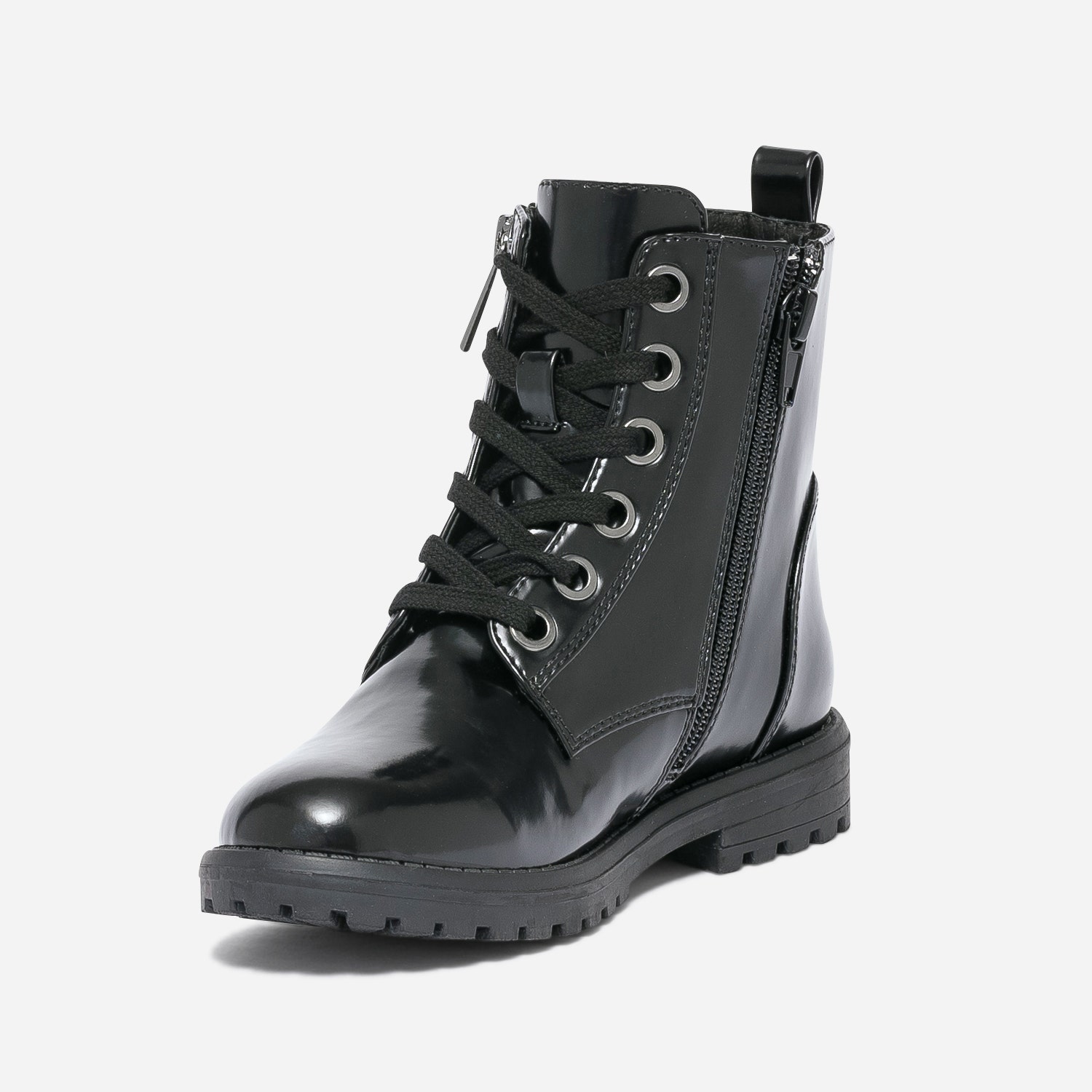 Bottine noir à zip