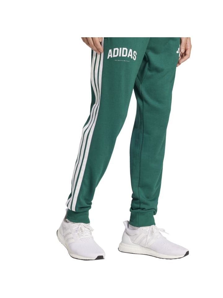 adidas im 3 Streifen Design in Grün günstig kaufen