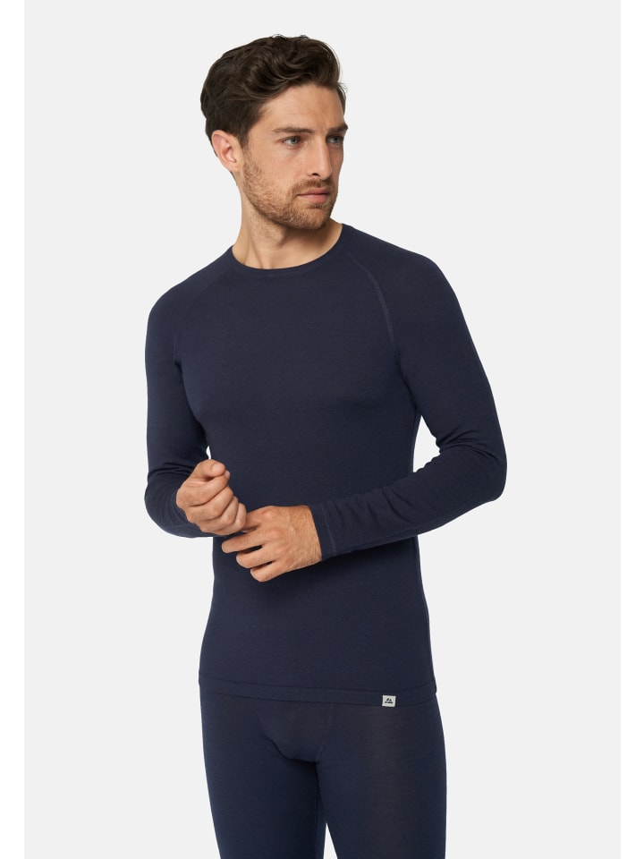 DANISH ENDURANCE Baselayer-Set Merino Baselayer in dark navy günstig kaufen