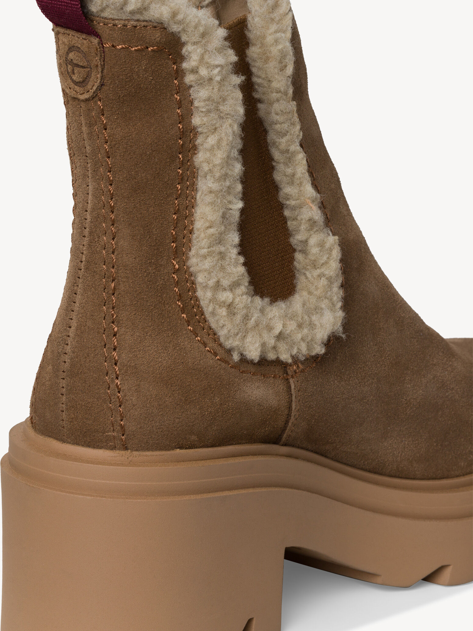 Bottine en cuir - marron doublure chaude