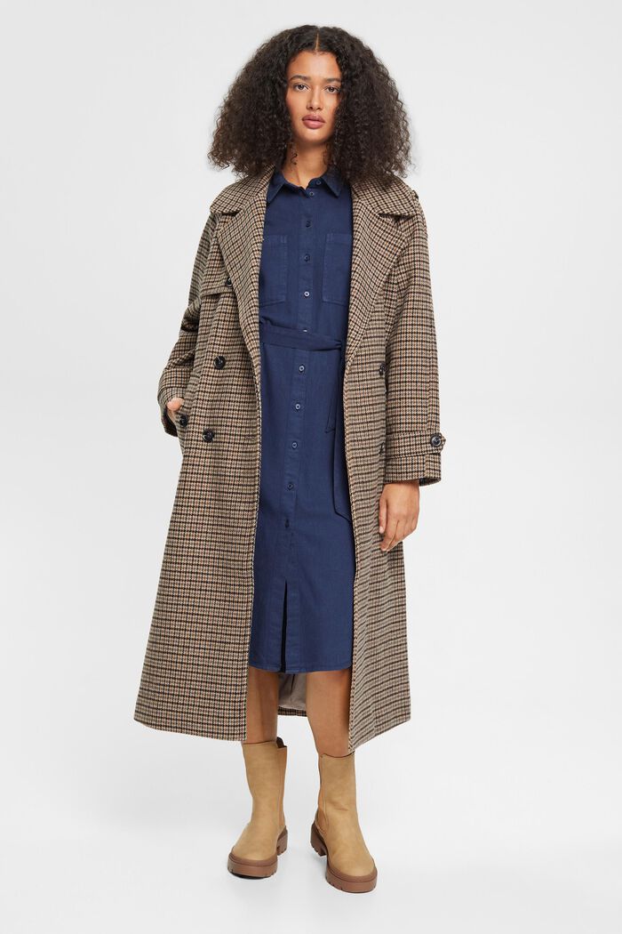 Hemdblusenkleid mit Gürtel